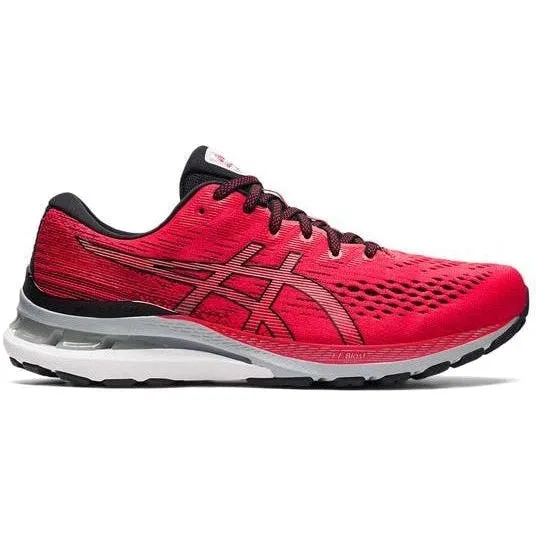 Men's Asics GEL-Kayano 28, Electric Red/Black, 11 D Medium