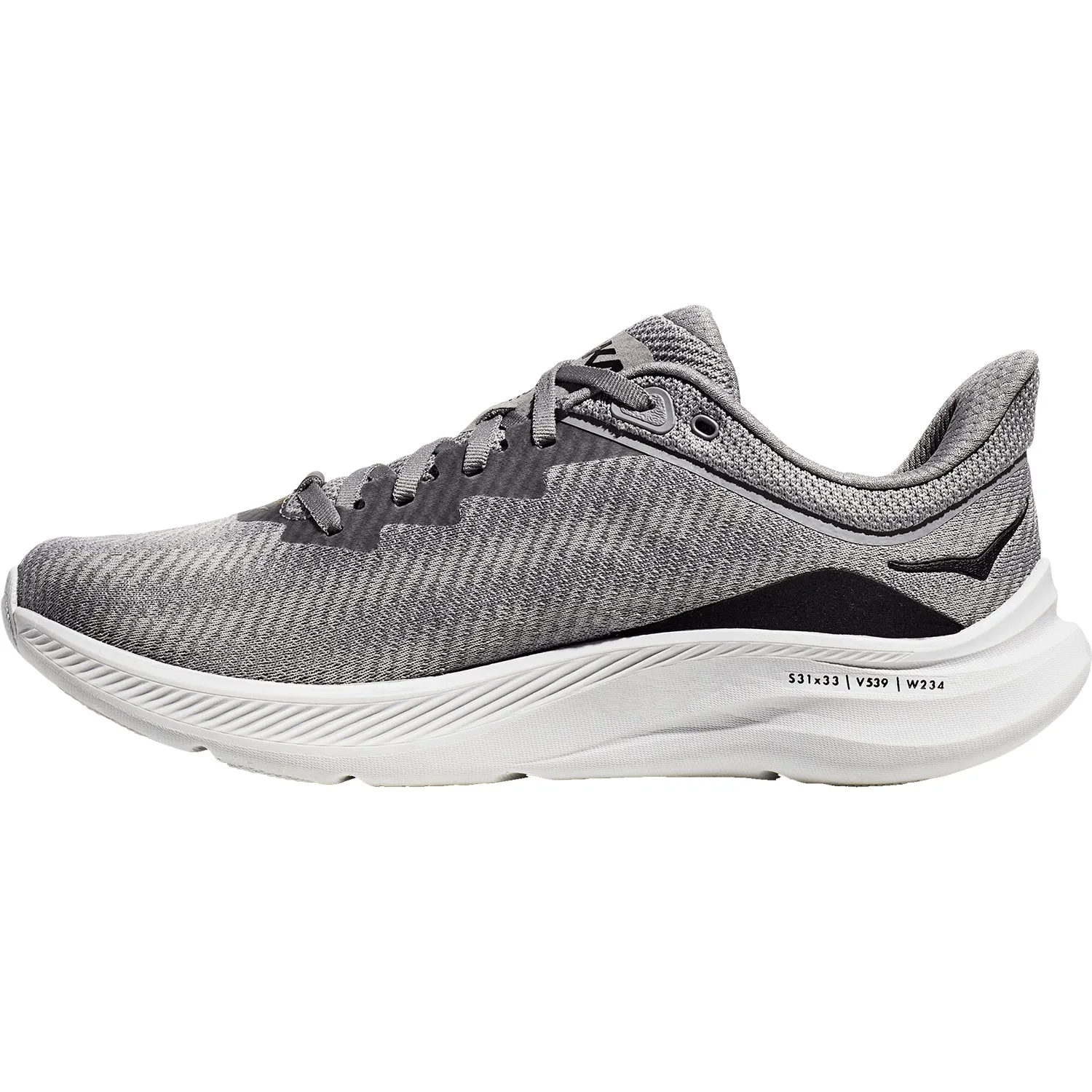 Men's Hoka Solimar Limestone/Black Mesh