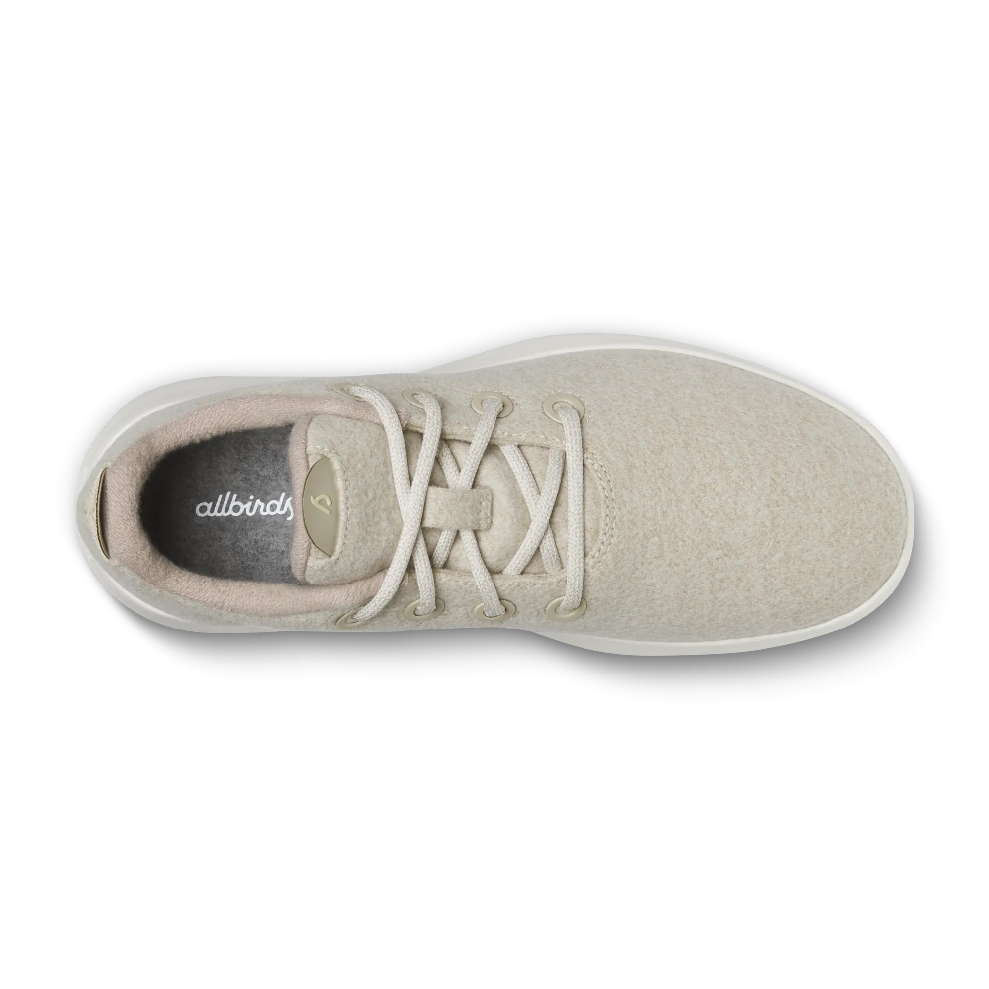 Men's Wool Runner Mizzles - Stony Cream (Natural White Sole)