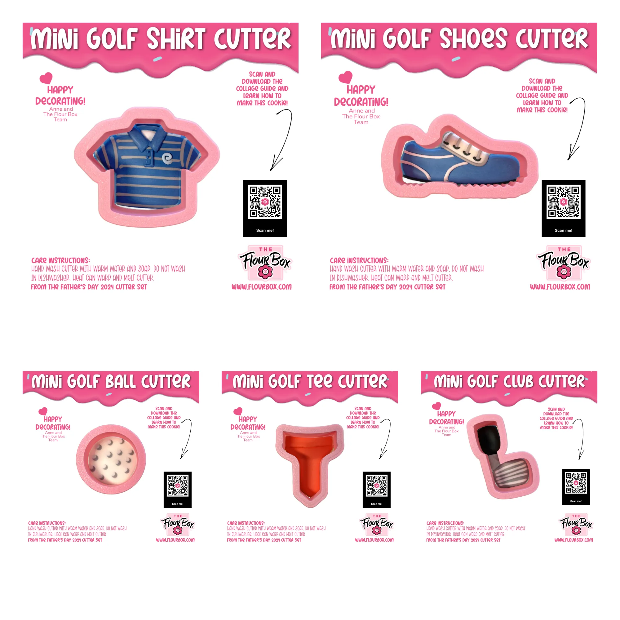 MINI Golf 2.0 Cookie Cutter Bundle