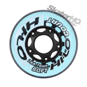 Mission Hi-Lo Court 76mm/76A Wheels 4pk