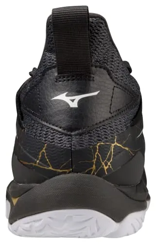 Mizuno Wave Mirage 4 Black Oyster/White/MP Gold - 9