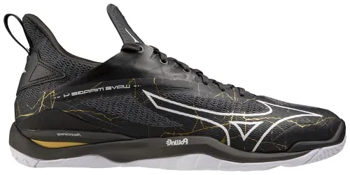 Mizuno Wave Mirage 4 Black Oyster/White/MP Gold - 9