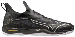 Mizuno Wave Mirage 4 Black Oyster/White/MP Gold - 9