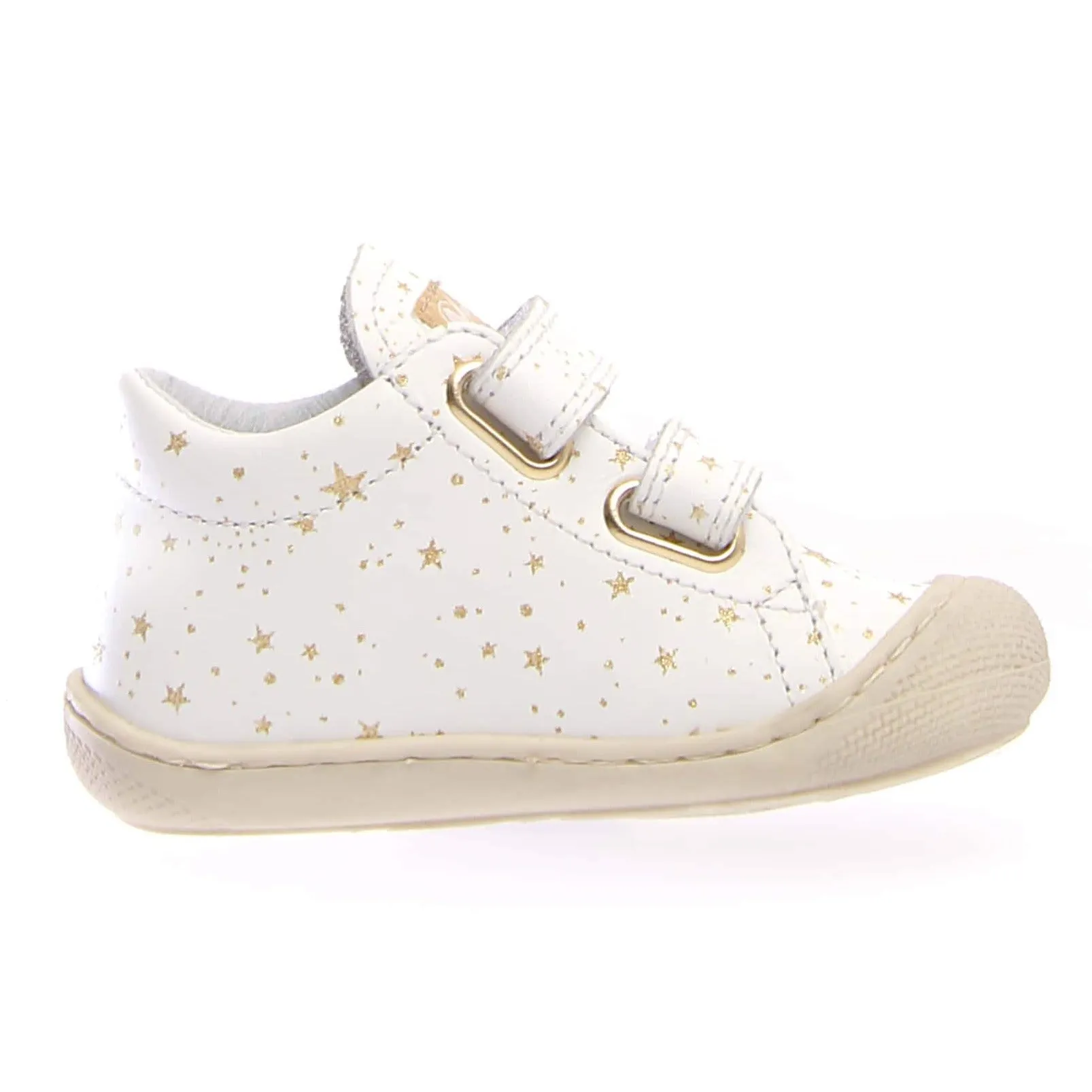 Naturino Girl's & Boy's Cocoon Vl Stars Glitter Sneakers - White