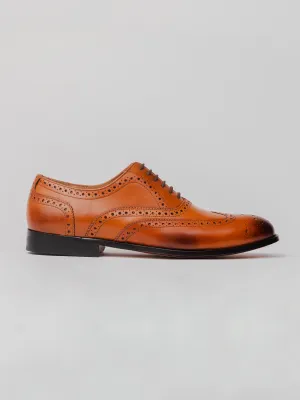 Nicholas Wingtip Oxford - Tan