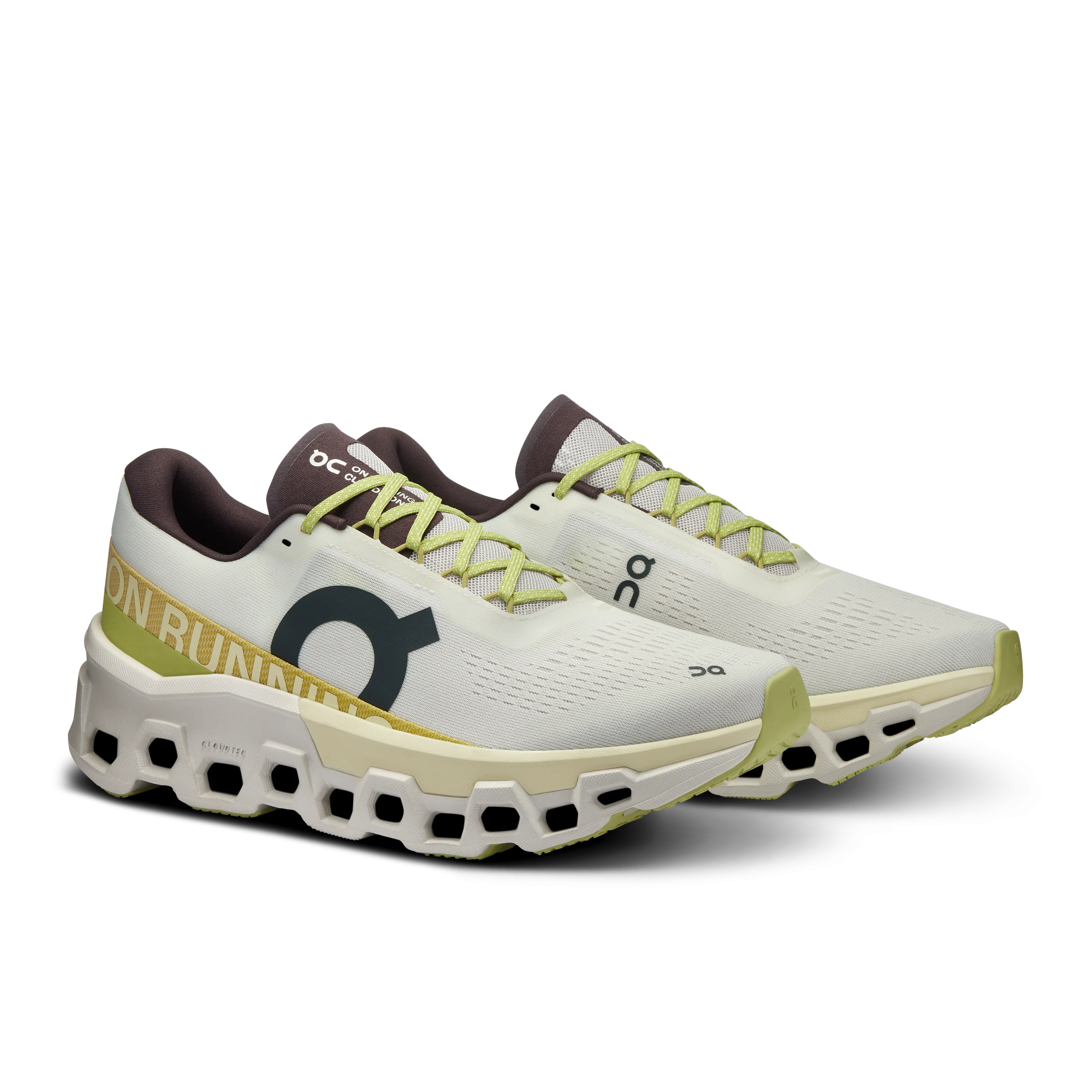 On Running Men's Cloudmonster 2 Shoes - Undyed / Zest