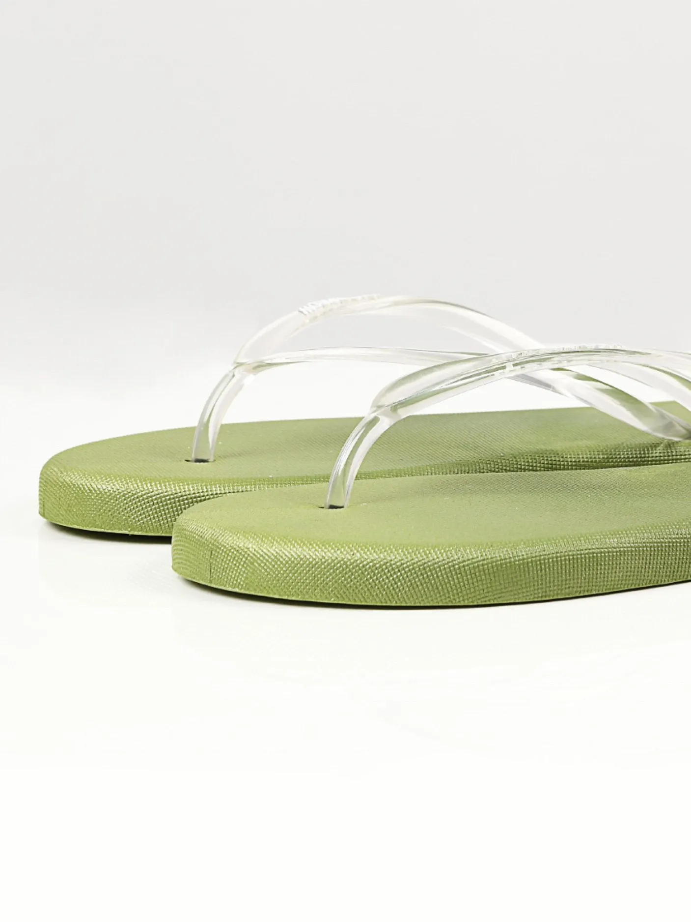 Plain Flip Flops - Green