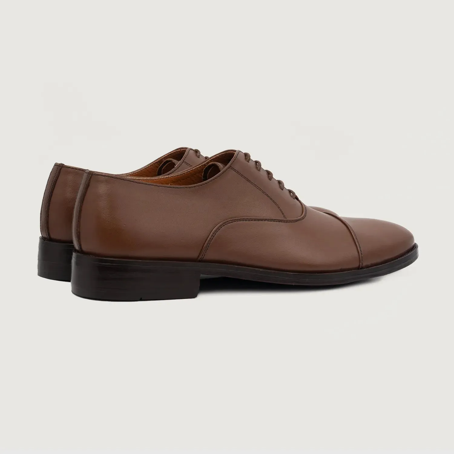 Professor Oxford Brown Leather Shoes