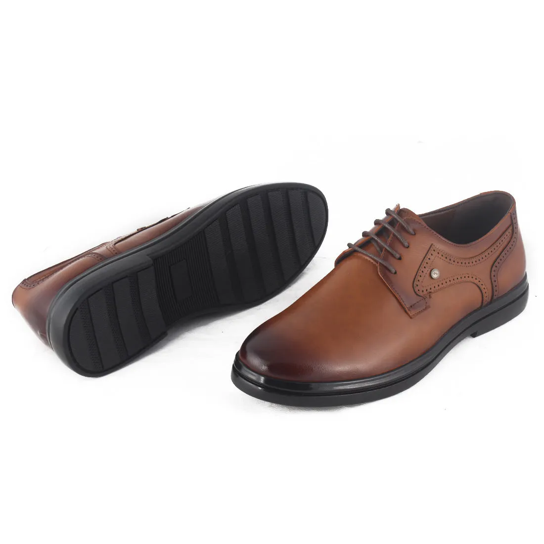 "MEN'S  Casual Shoes / action leather/ honey" -8287