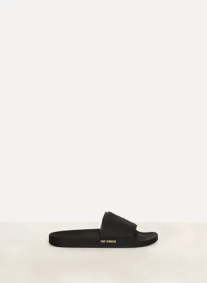 Raf Simons Adilette Bunny Slides Core Black