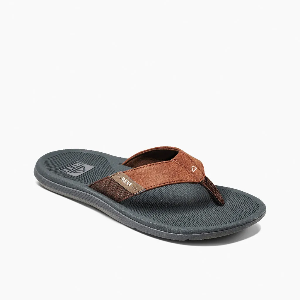 Reef Mens Santa Ana - Grey/Tan