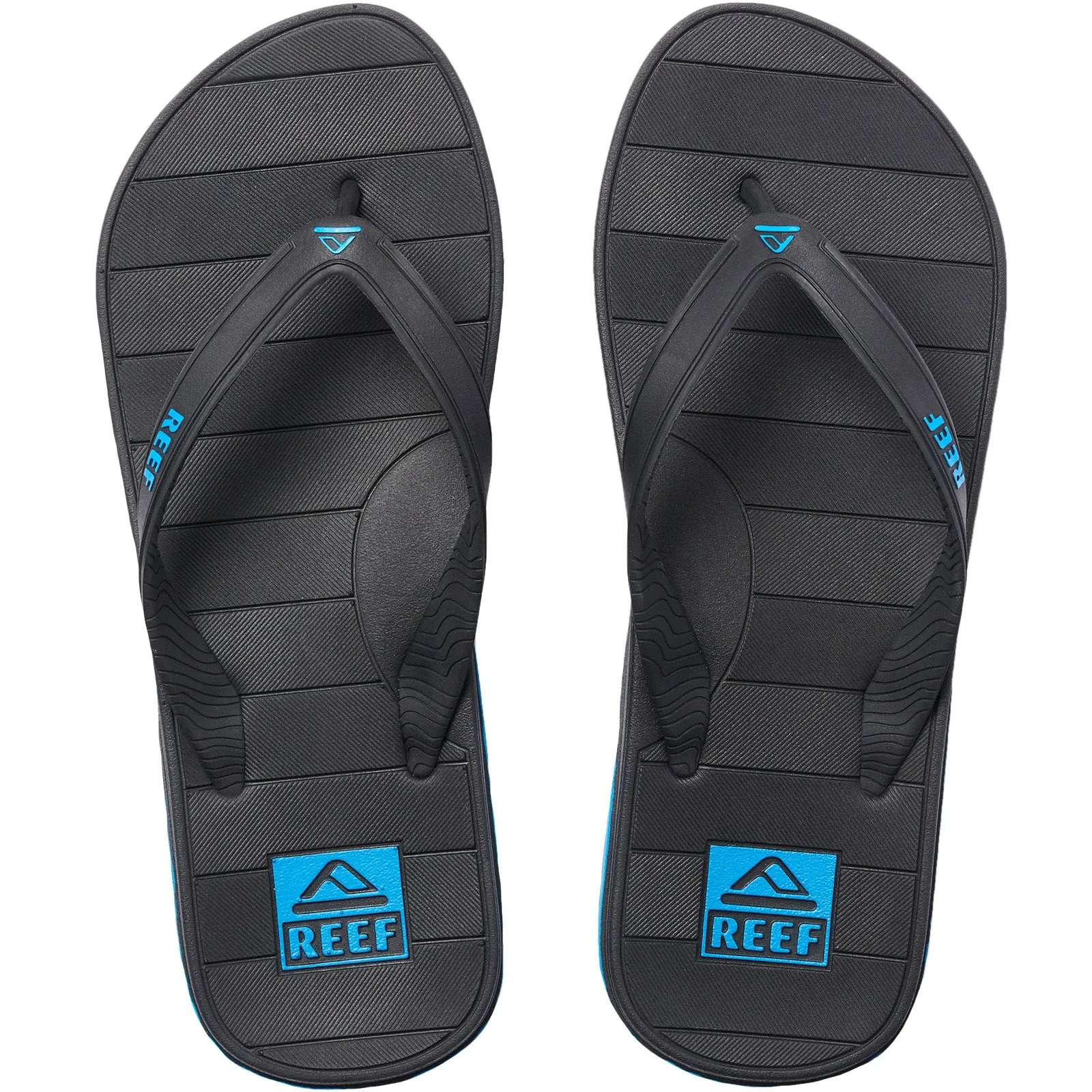 Reef Mens Switchfoot LX Flip Flops - Black/Blue