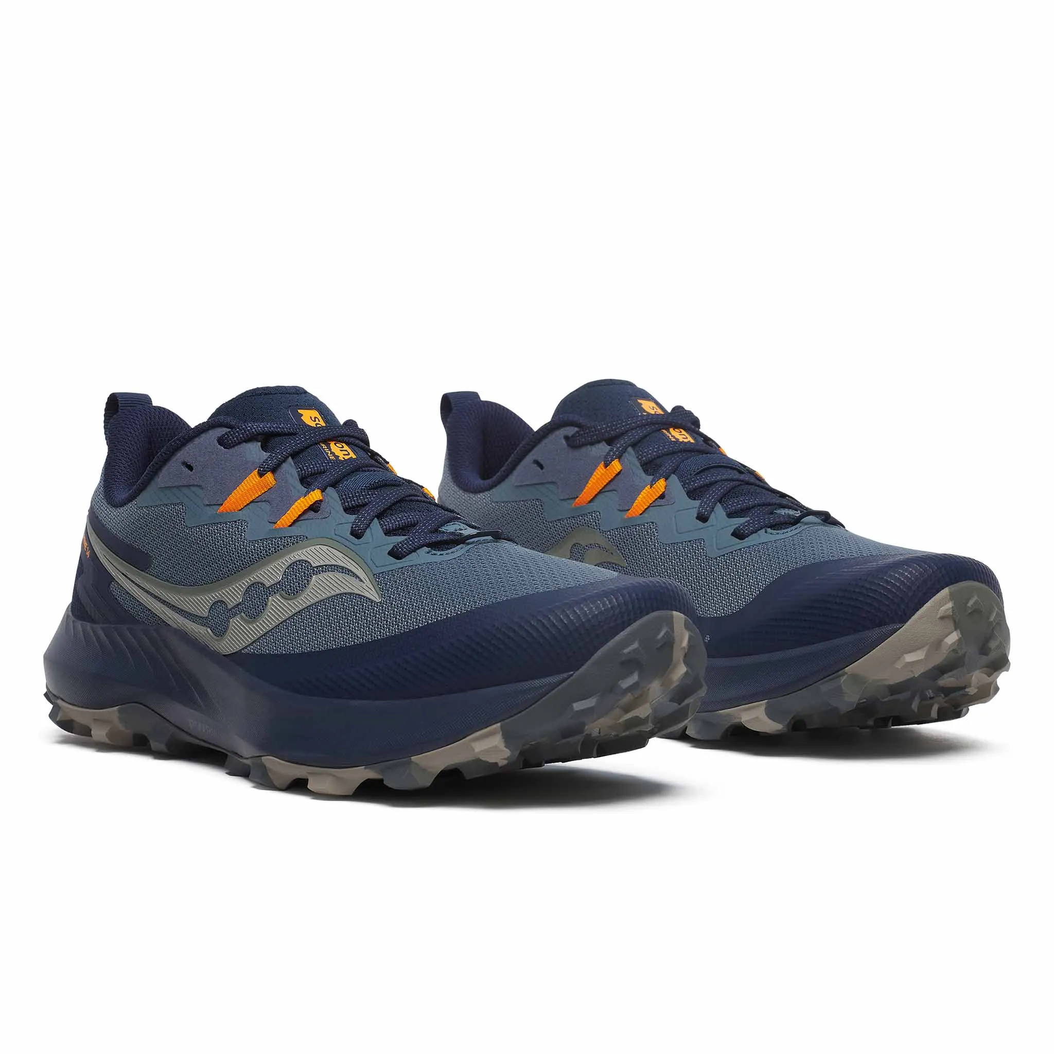 Saucony | Men's Peregrine 14 Running Shoes - Dusk/Navy