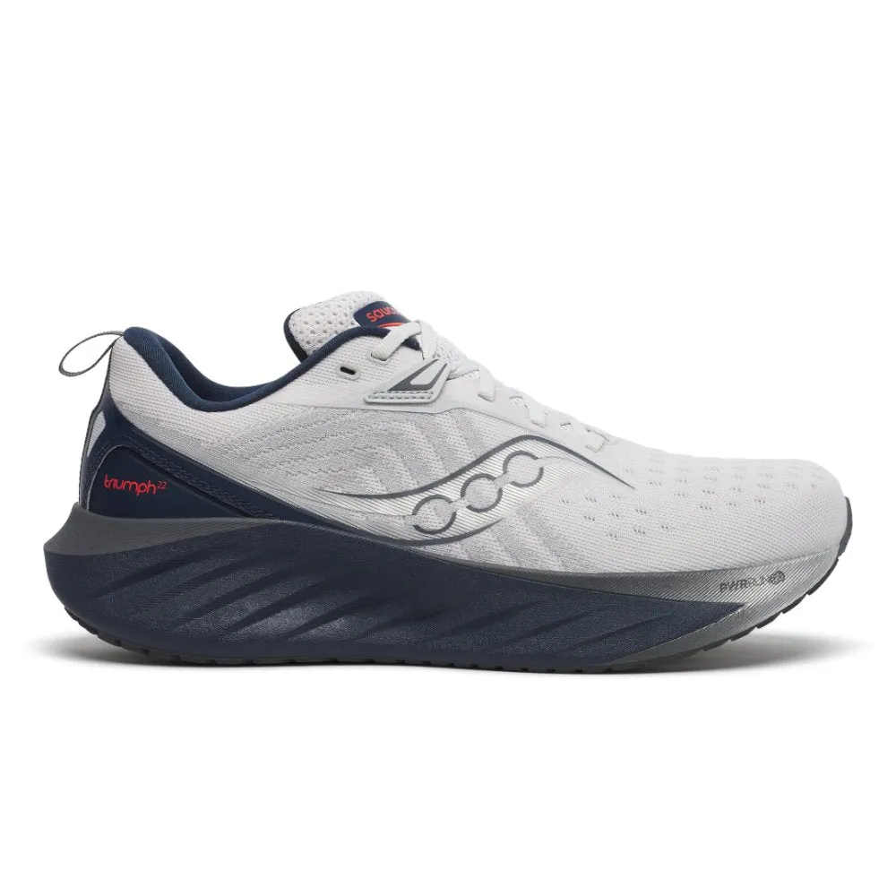 Saucony Men's Triumph 22 Wide - Cloud/Navy