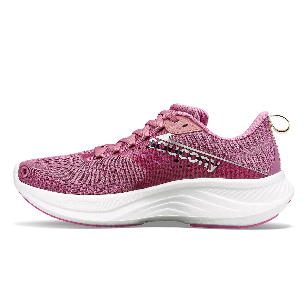 Saucony Ride 17 Womens | Orchid/silver