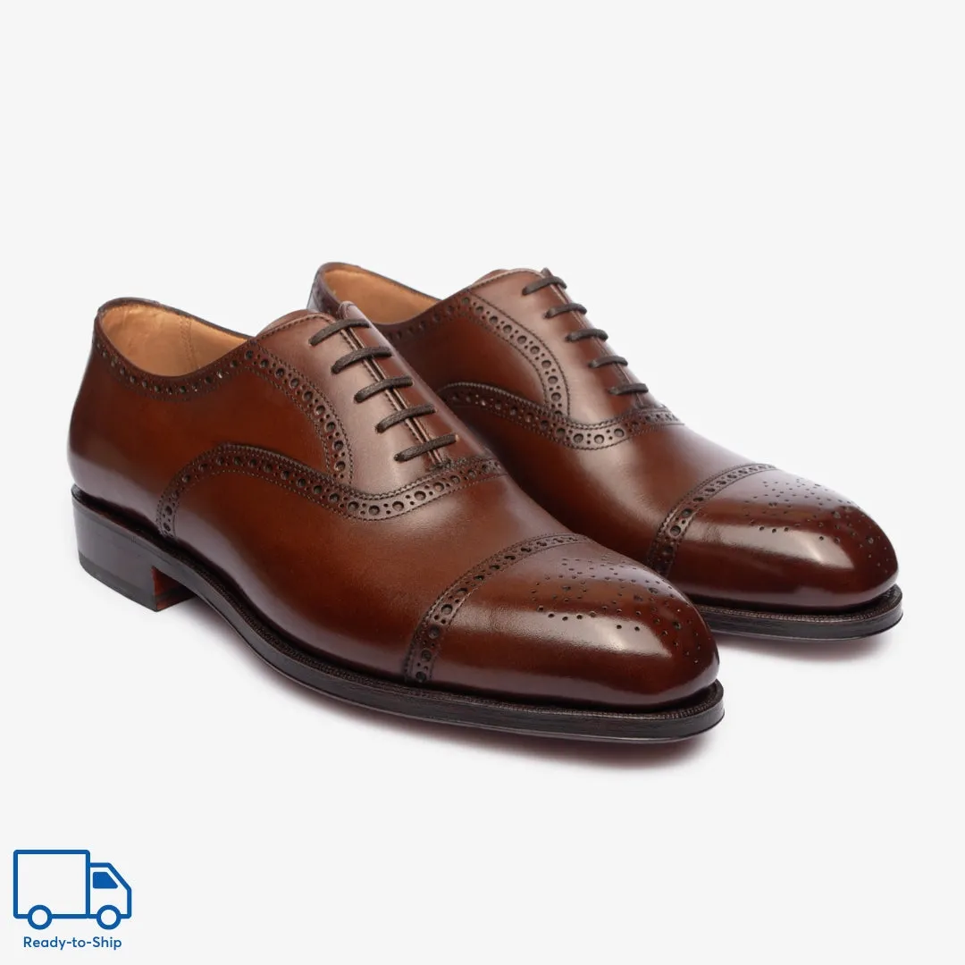 Semi Brogue Oxford - Brown - Char Last - RTW