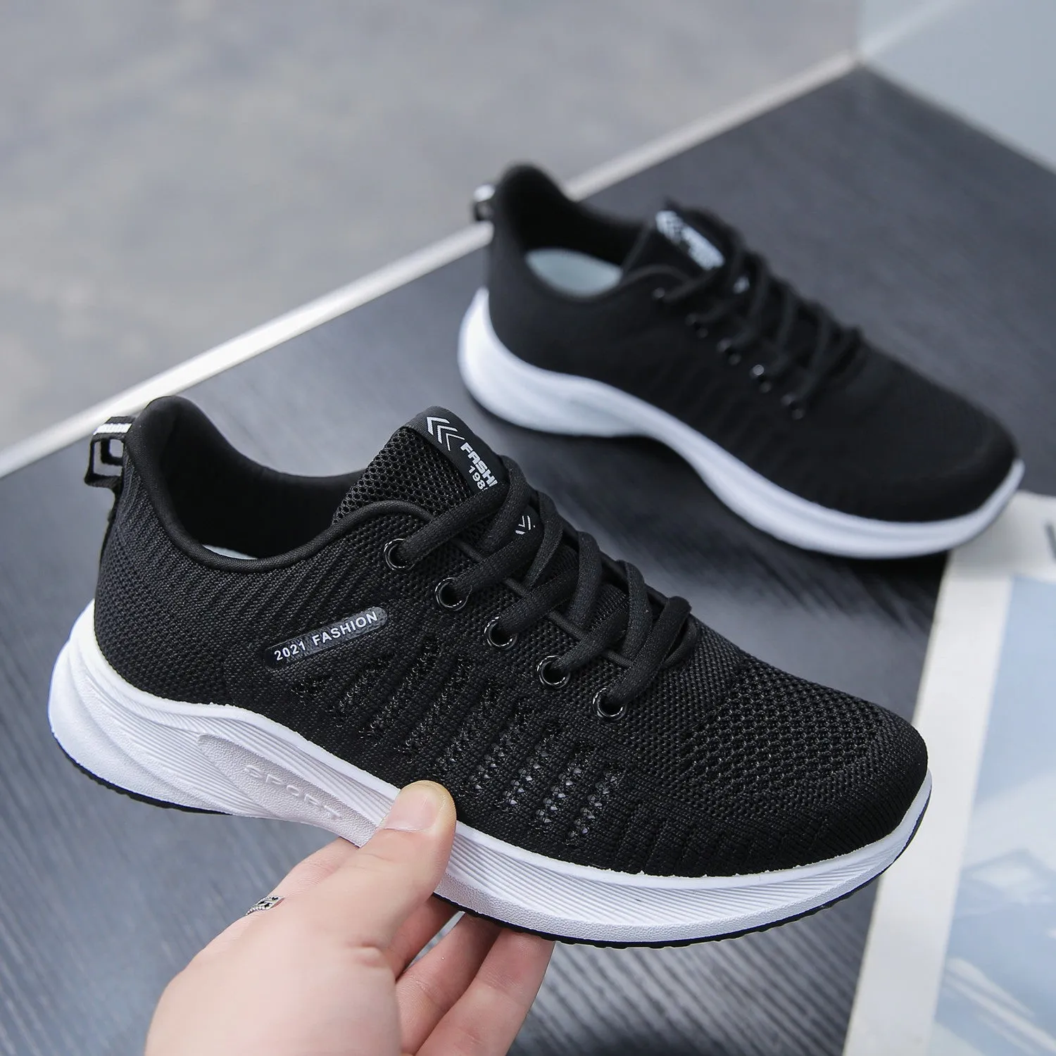 SH333 - Casual Black Fashion Shoes