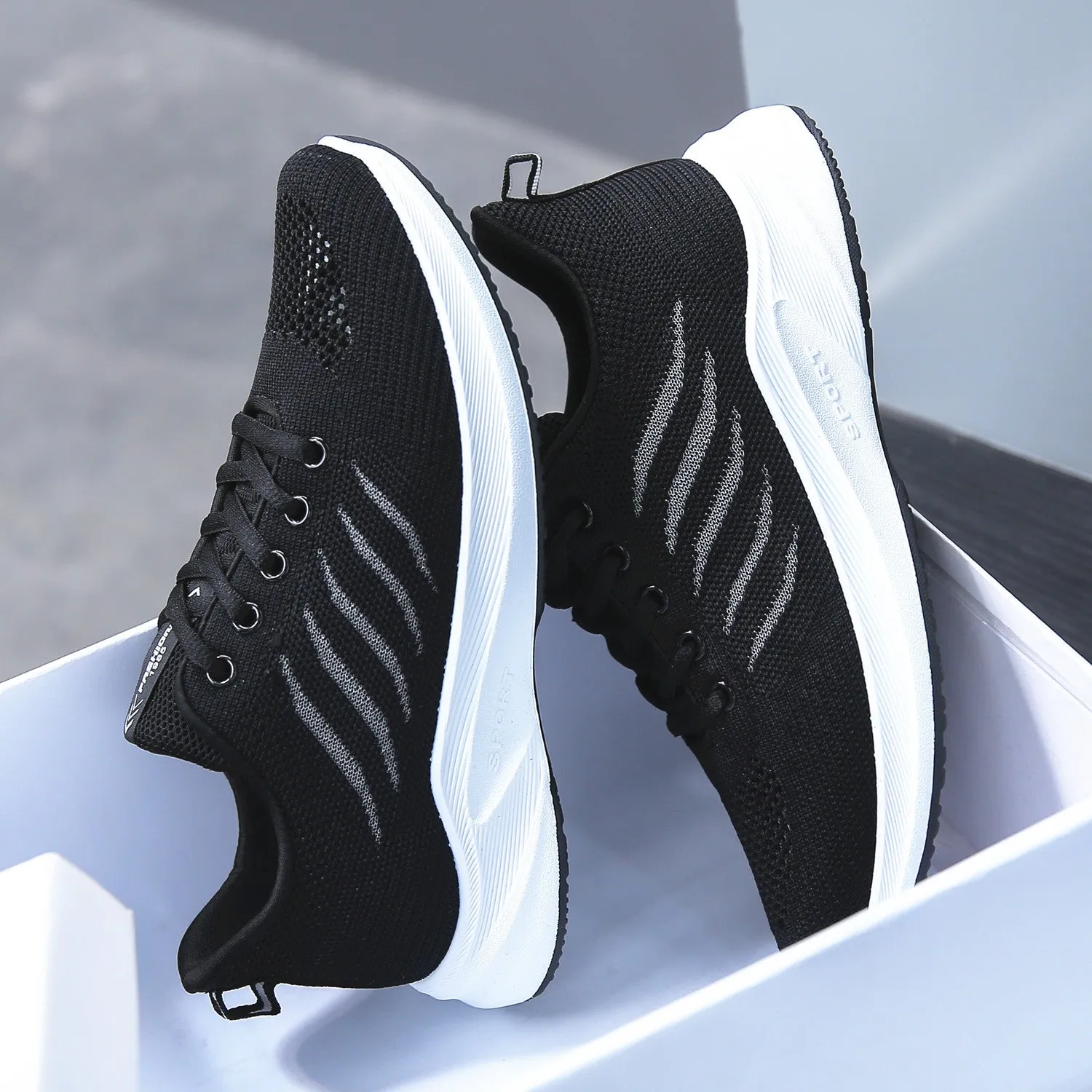 SH333 - Casual Black Fashion Shoes