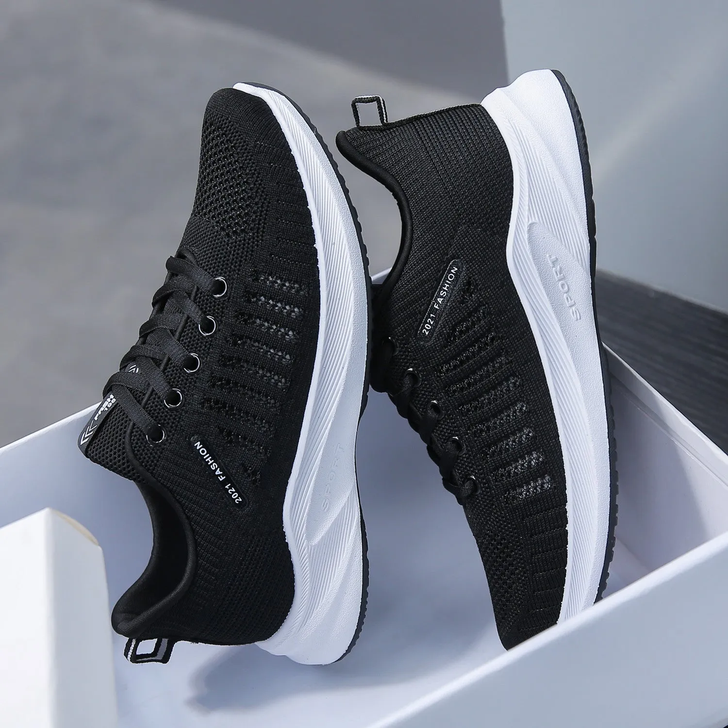 SH333 - Casual Black Fashion Shoes