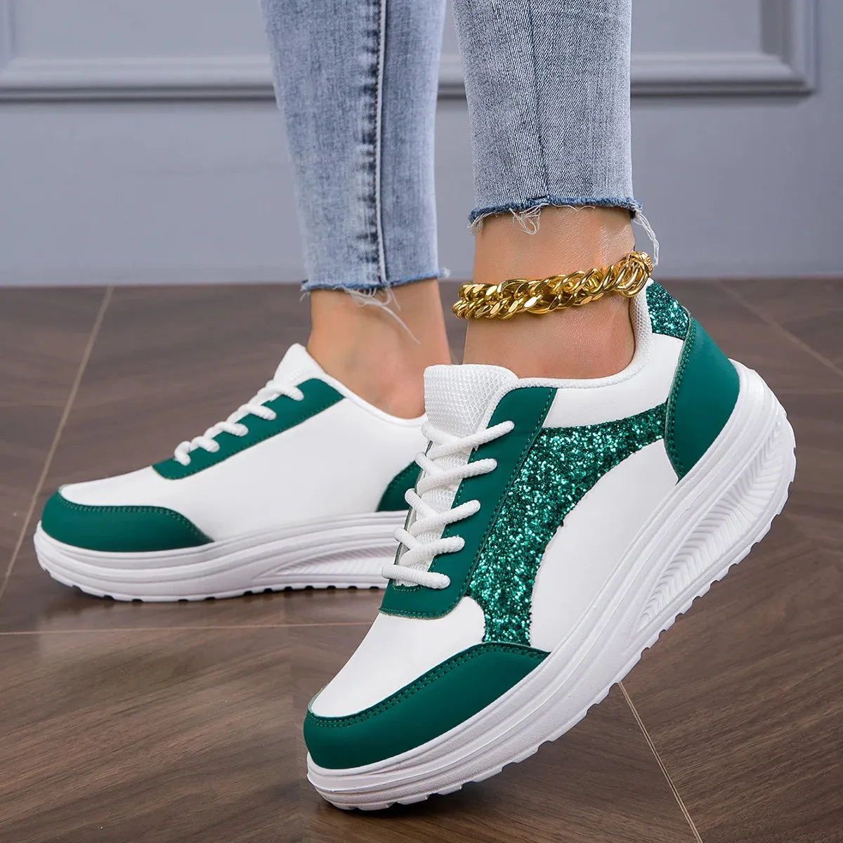 Shoes 2024 Women Running Spring Autumn Fashion White Breathable Embroidered Flower Lace-Up Casual Sneakers Zapatos De Mujer