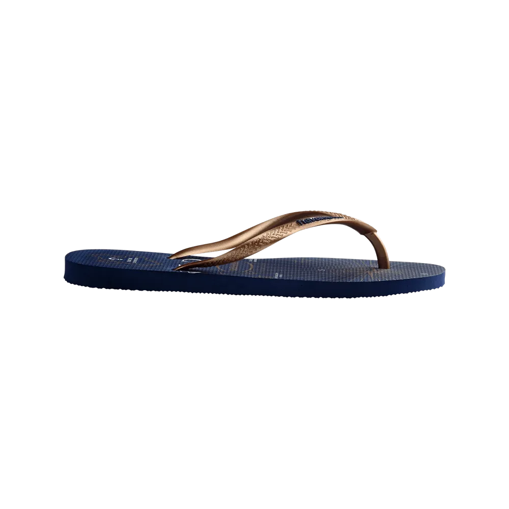 Slim Nautical Flip Flops