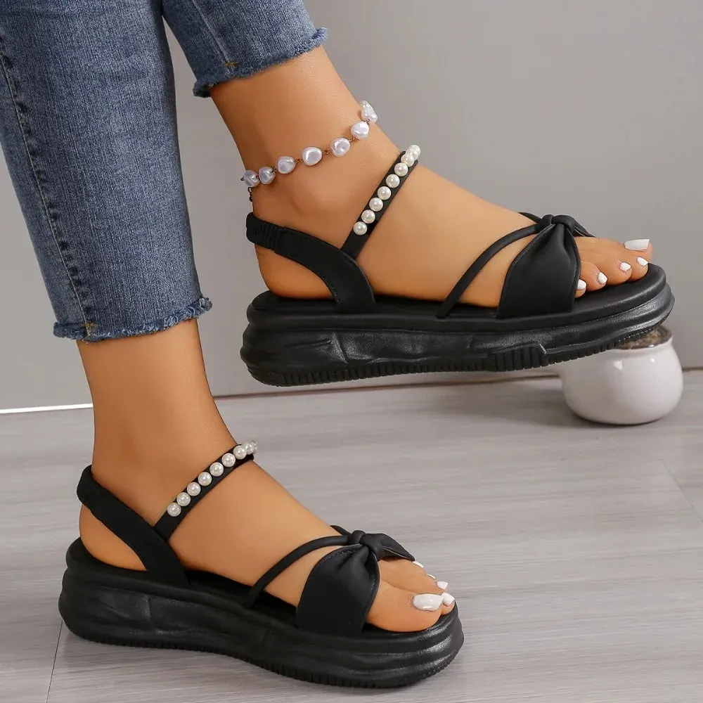 Sohiwoo Beach Platform Sandals Fashion Wedge Sandals Sexy Summer Sport Sandals Luxury Heels Shoes Party Brand Women Shoes Ladies Slides