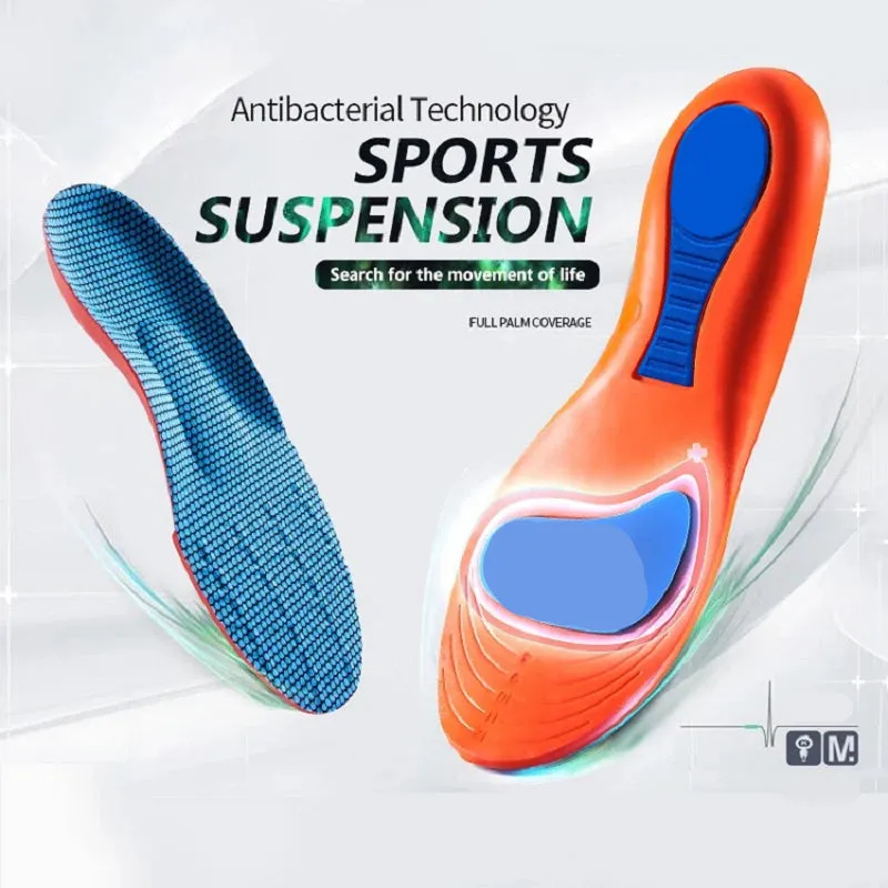 Sport Orthopedic Insoles – EVA Breathable Shock-Absorbing Shoe Inserts