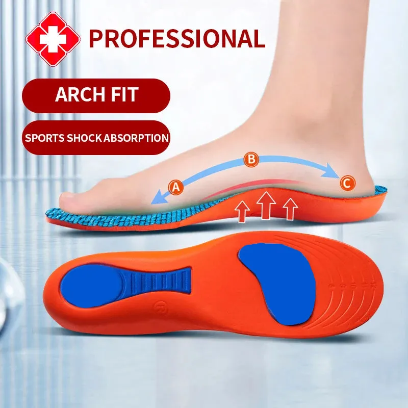 Sport Orthopedic Insoles – EVA Breathable Shock-Absorbing Shoe Inserts