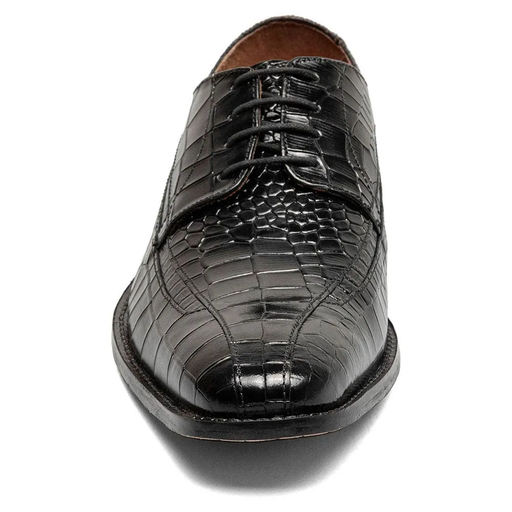 Stacy Adams Gabardo Black Men’s Bike Toe Oxford Shoes