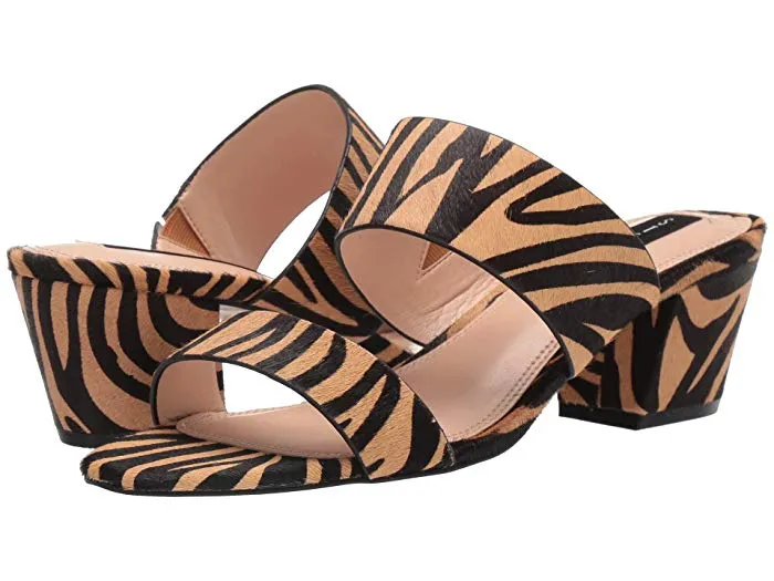 Steven by Steve Madden Womens Viviene Dress Mules, 8 Tiger