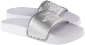 The North Face Womens Base Camp Slides III Metallic Silver White