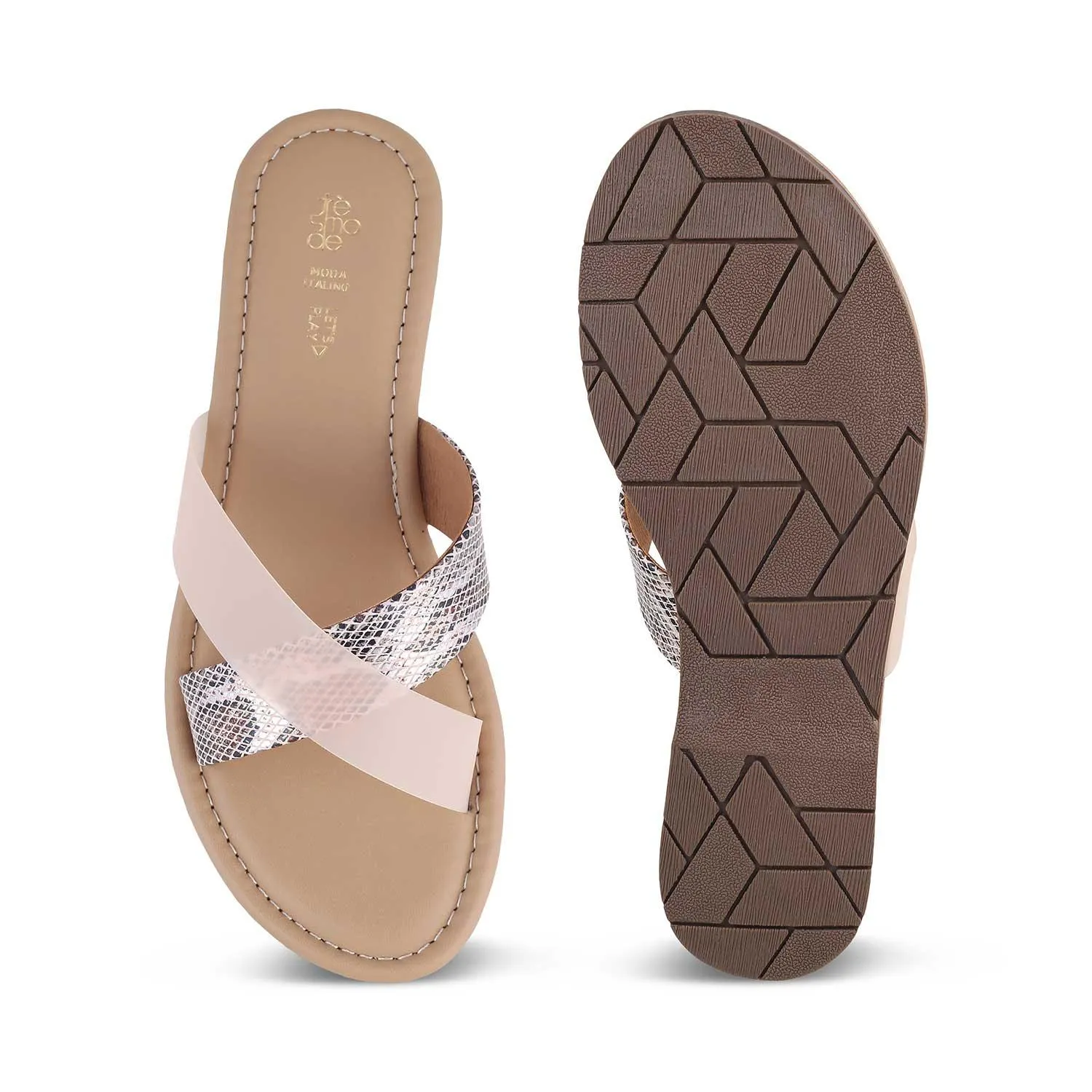 The Snek Pink Women's Dress Flats Tresmode