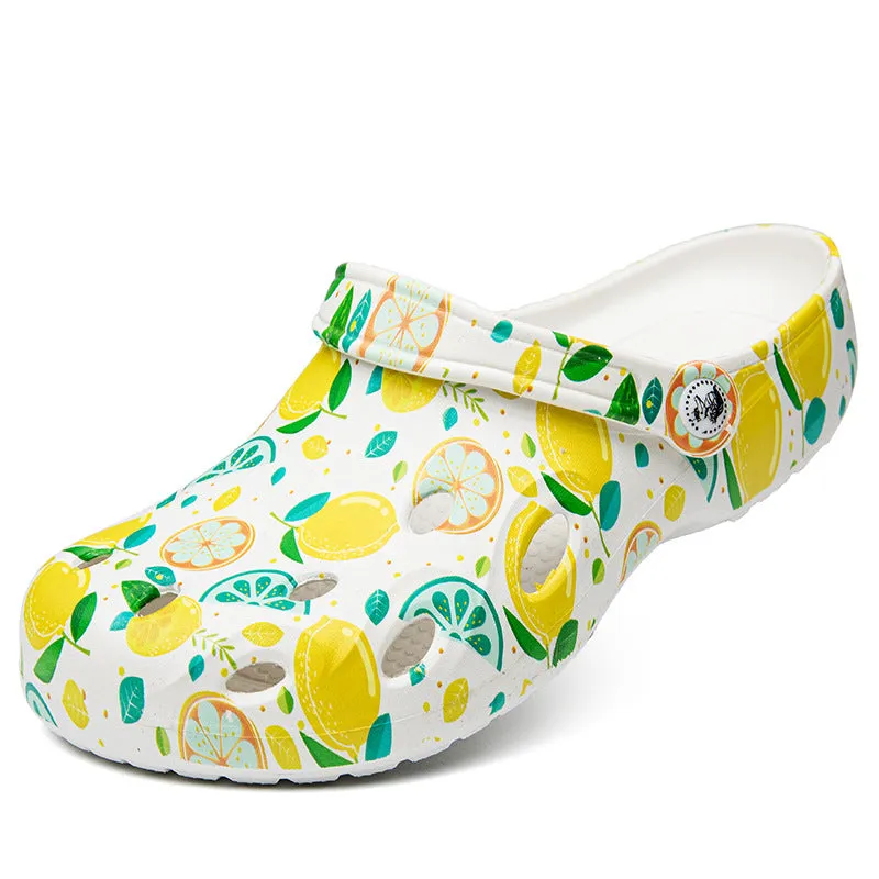 The Unisex Sizing Sakura Colorful Crocs Shoes Women and Men