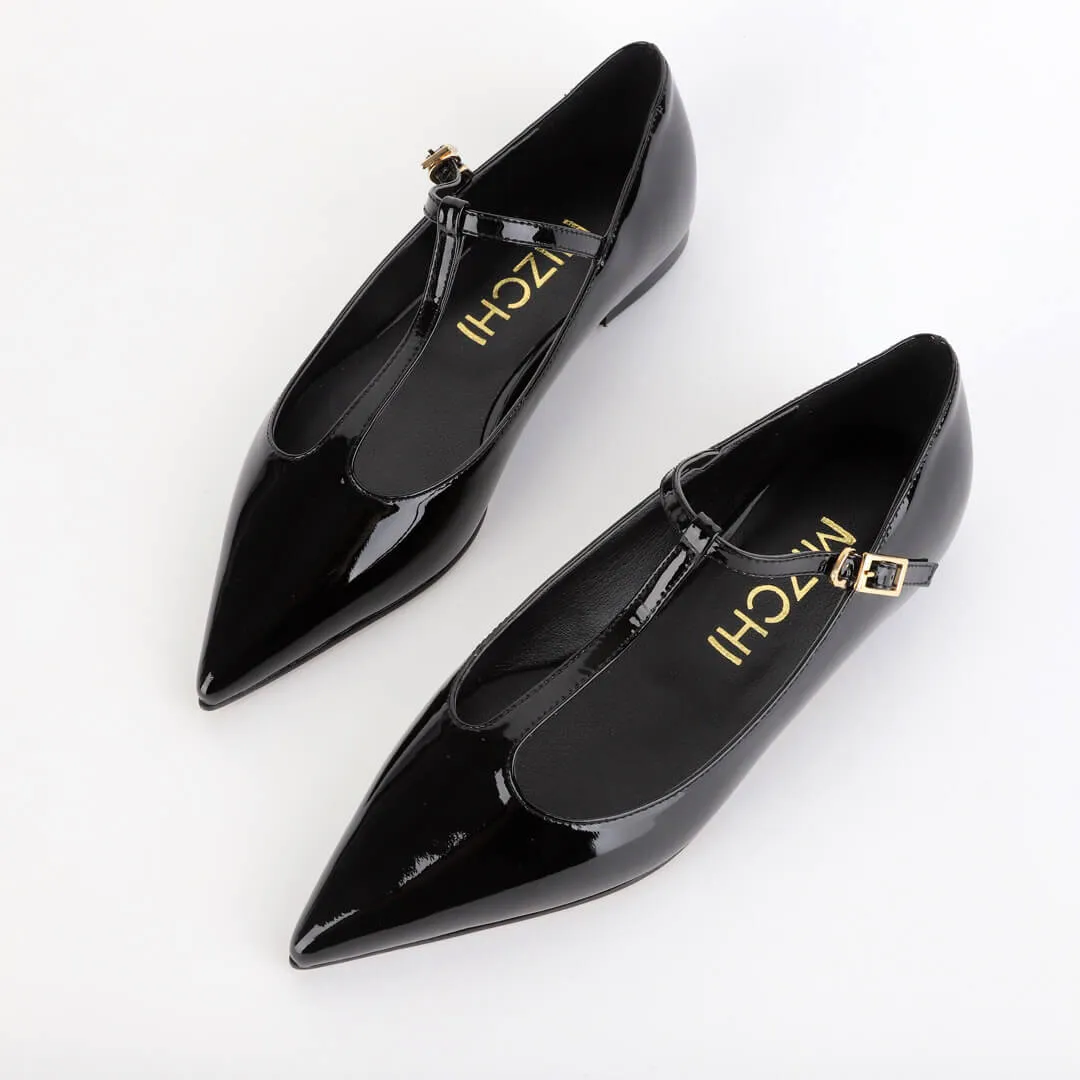 *UK size 2.5 - ARLETA - black, 1.5cm heels