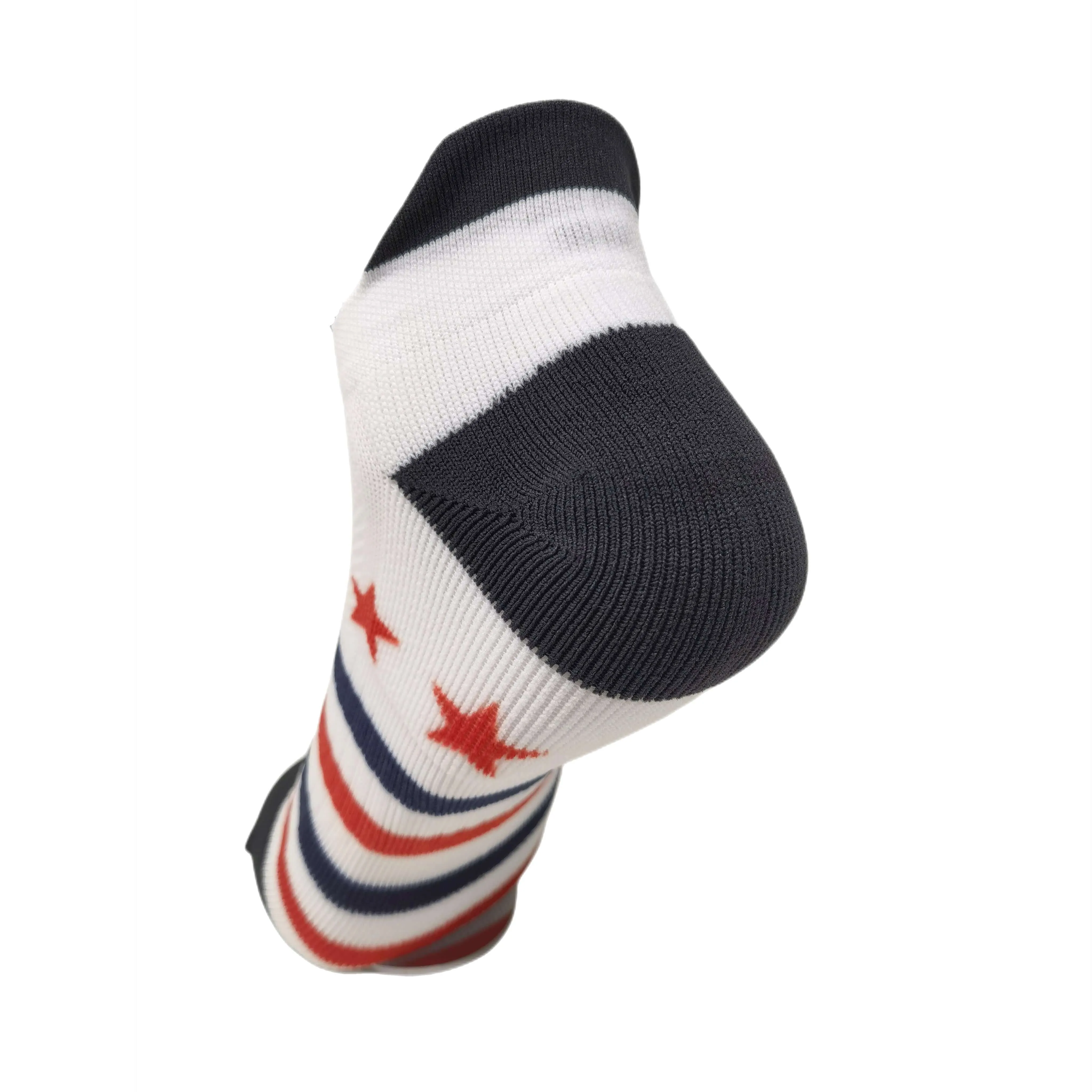 USA American Flag Socks Patriotic No Show Socks for Men/Women Striped Stars Socks Gift, 4 Pack