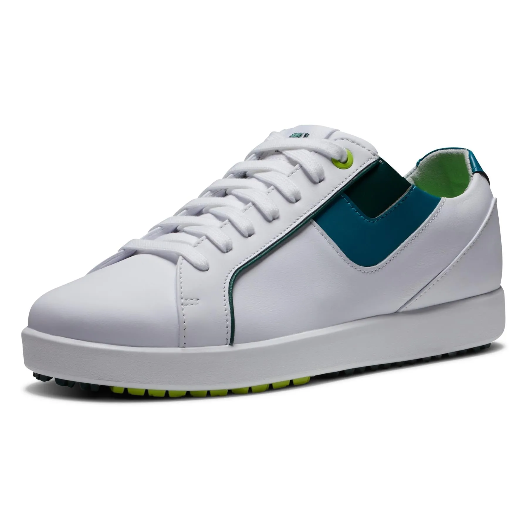 Womens Links Spikeless Golf Shoe White/Hunter - AW23