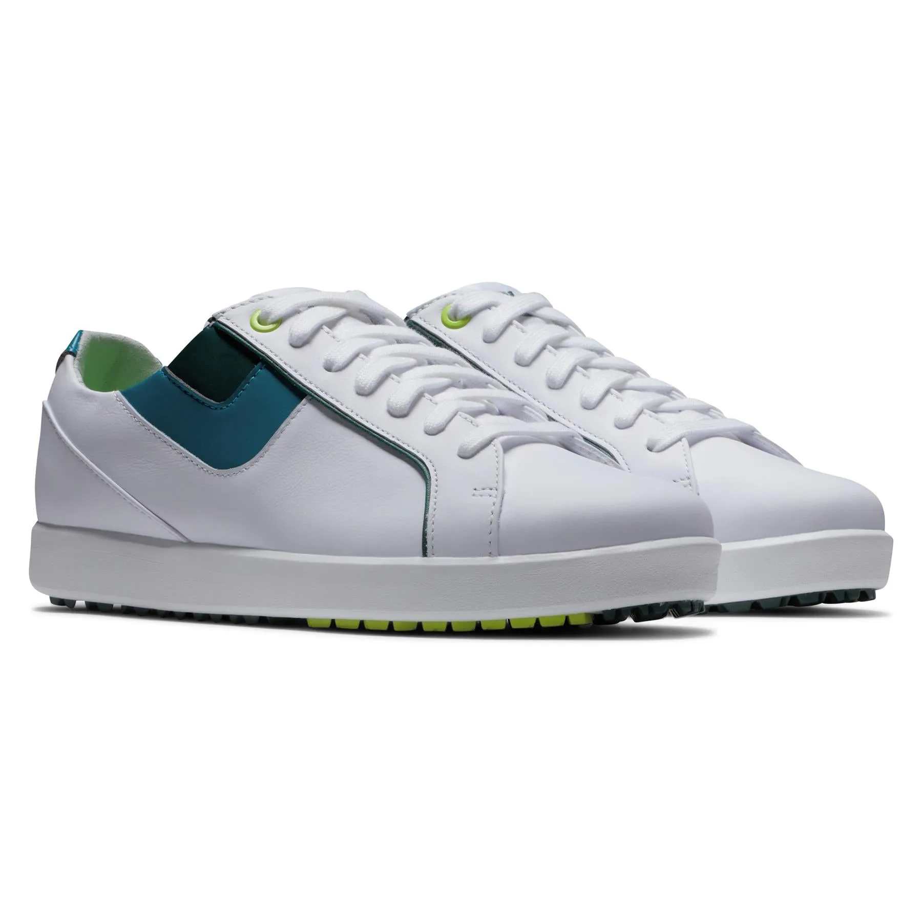 Womens Links Spikeless Golf Shoe White/Hunter - AW23