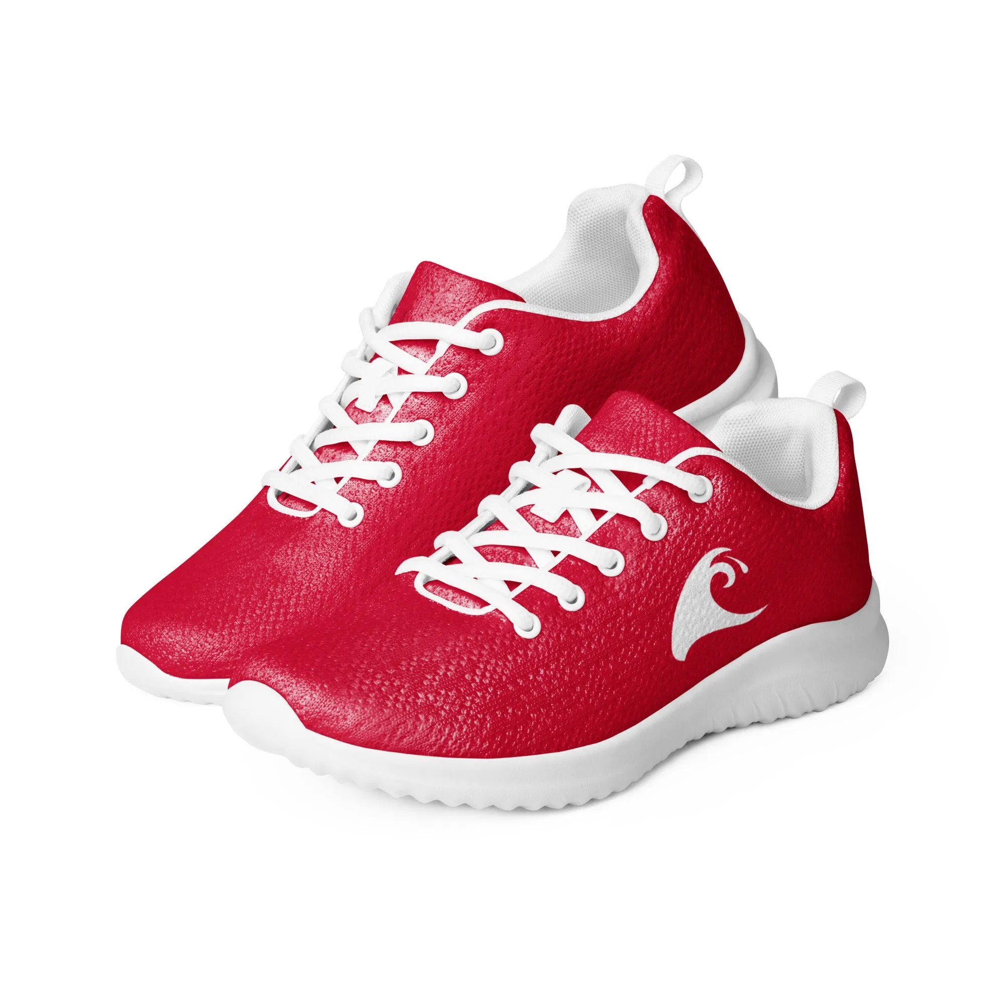 Women’s Red Athletic Shoes with Extremely Stoked Epic Wave Logo