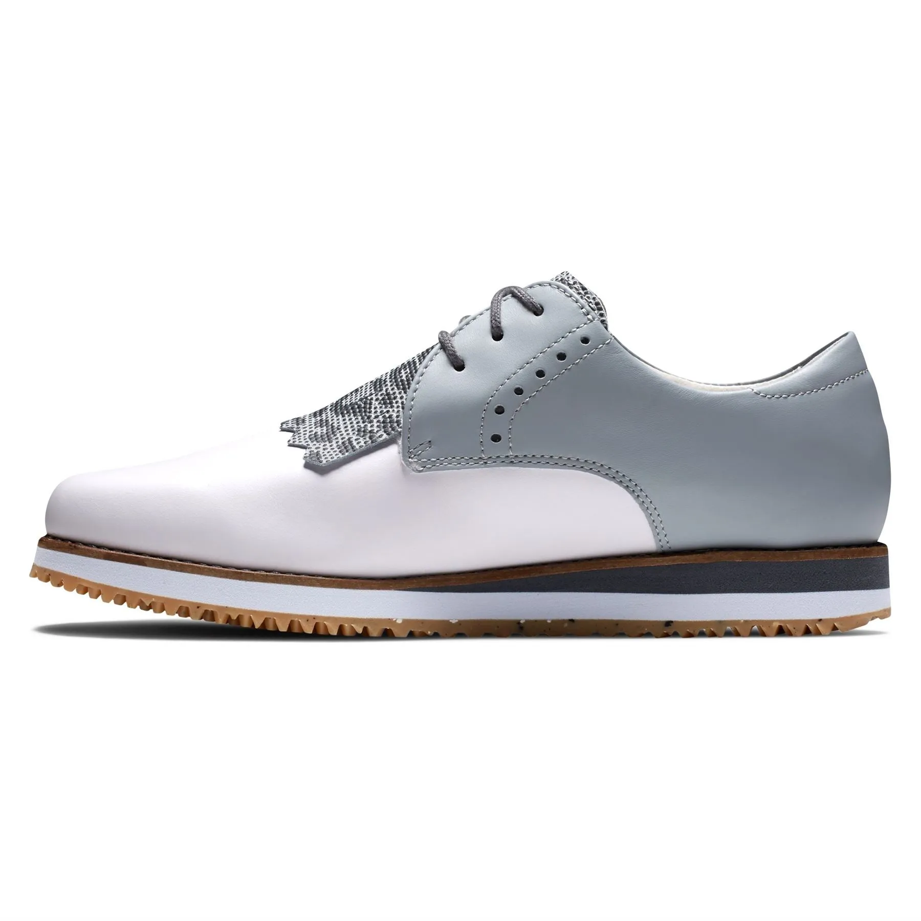 Womens Sport Retro Spikeless Golf Shoe White/Light Gray - SS22